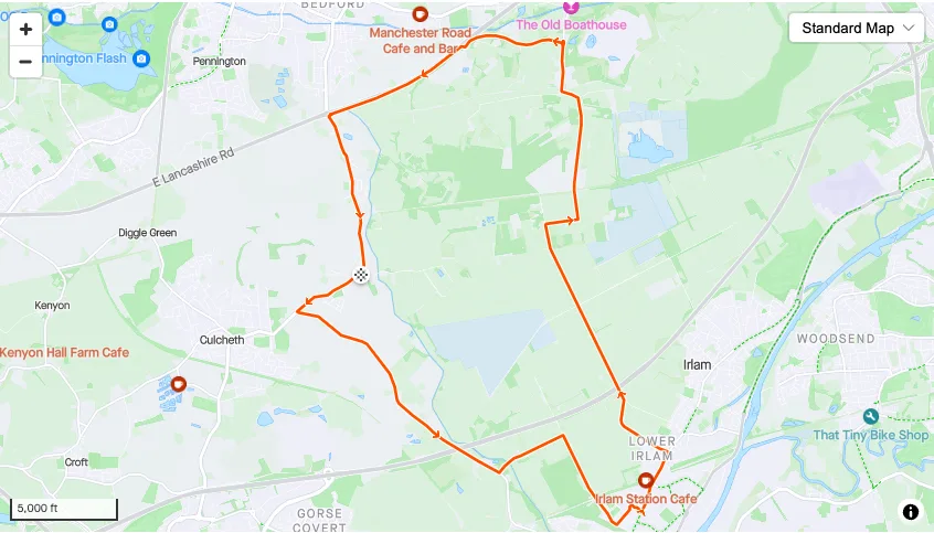 small ride map