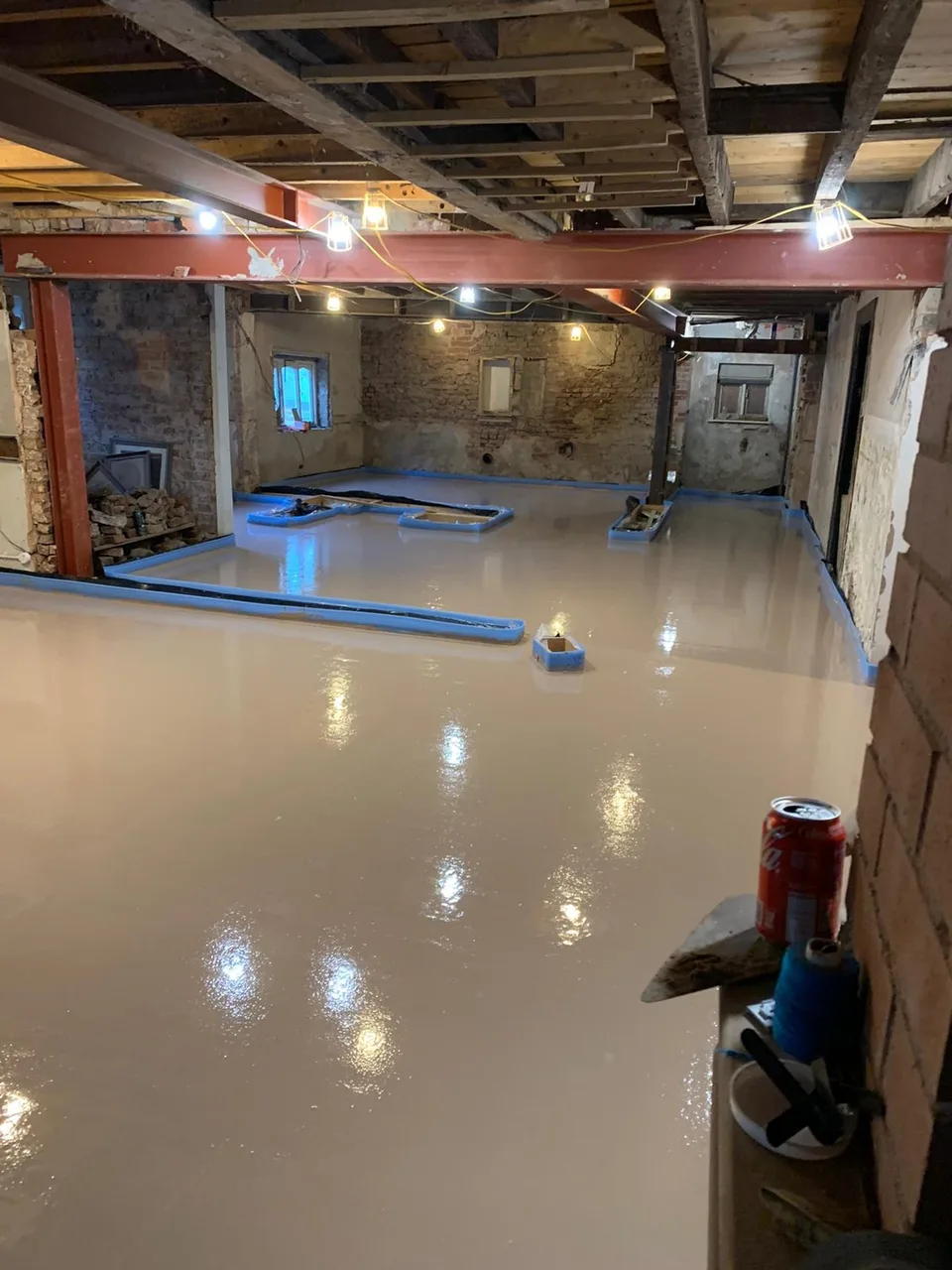 Screed done